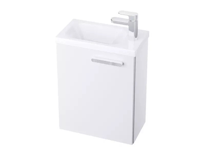 Тумба с раковиной Ravak Chrome 40 Chrome 4022 левая подвесная белая левая 46310₽