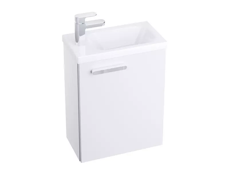 Тумба с раковиной Ravak Chrome 40 Chrome 4022 левая подвесная белая правая 46310₽