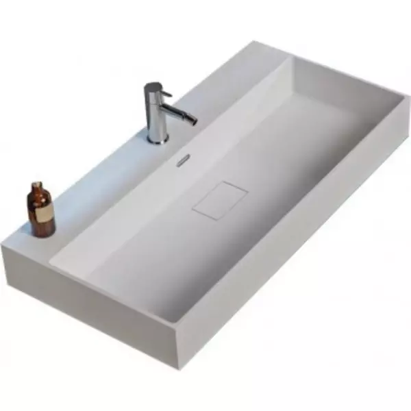 

Раковина «Cezares» Premium 91/45 50263 искусственный камень Bianco