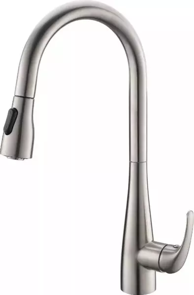 

Смеситель для кухонной мойки «Belbagno» BB-LAM28-IN с выдвижным изливом сатин