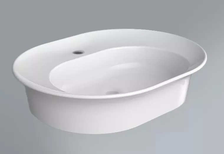 

Раковина «Kerama Marazzi» Canaletto 60/47 CN.wb.60 фарфоровая белая