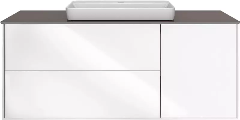 

Тумба под раковину «Kerama Marazzi» Plaza Modern 120 с 3 ящиками подвесная белый глянец