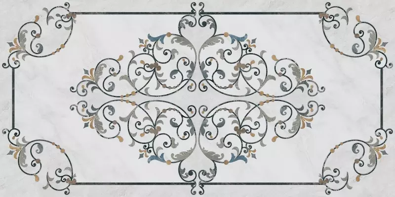 

Напольная плитка «Kerama Marazzi» Парнас 160x80 SG570102R ковер белый
