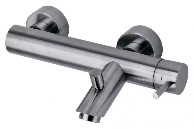 

Смеситель для ванны «Paffoni» Light LIG022ST сталь