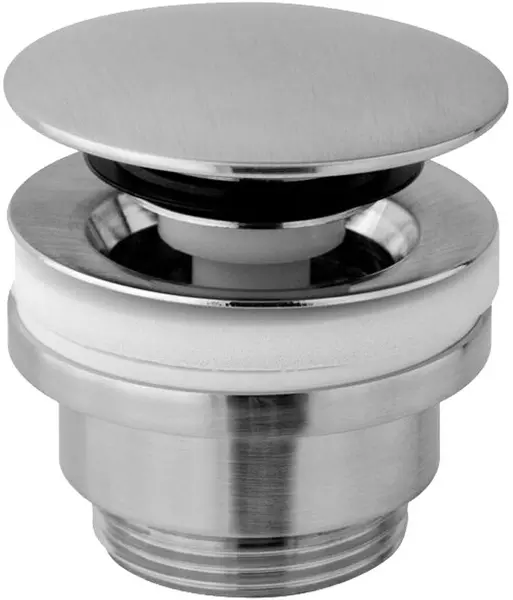 Донный клапан для раковины «Paffoni» ZSCA050ST с механизмом Клик-Клак сталь