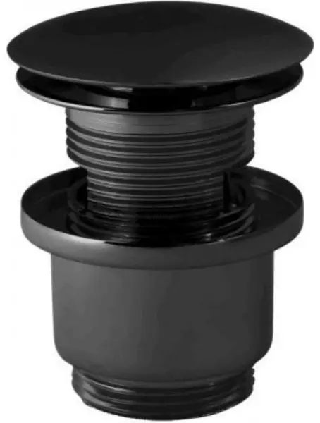 Донный клапан для раковины «Paffoni» ZSCA050NO с механизмом Клик-Клак чёрный матовый