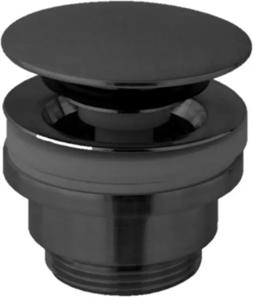 Донный клапан для раковины «Paffoni» ZSCA050NKNSP с механизмом Клик-Клак чёрный никель