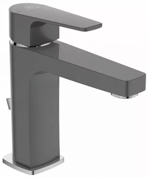 

Смеситель для раковины «Ideal Standard» Cerafine D Grande BC686U8 с донным клапаном серый/хром