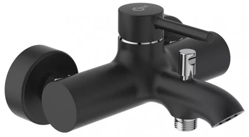 

Смеситель для ванны «Ideal Standard» Ceraline BC199U4 чёрный матовый/хром
