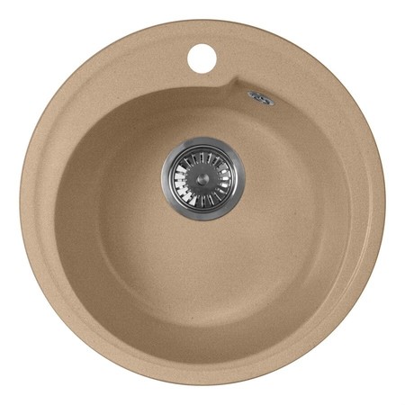 

Мойка для кухни «AquaGranitEx» M-45 45/45 искусственный камень песочный