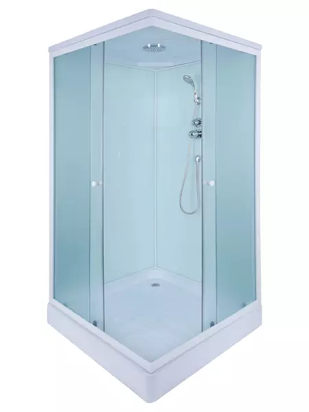 

Душевая кабина «Nautilus» 41807 100/100 низкий поддон матовая/белая
