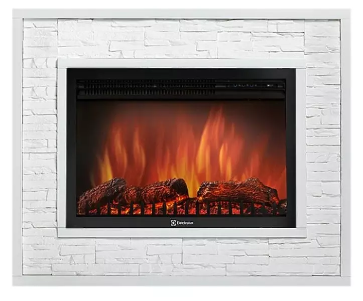 

Портал «Firelight» Loft 30 камень белый/белый, Сланец скалистый белый