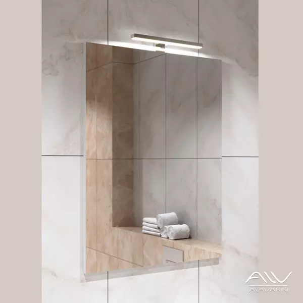 

Зеркало «Alavann» Soft Silver 60 без света