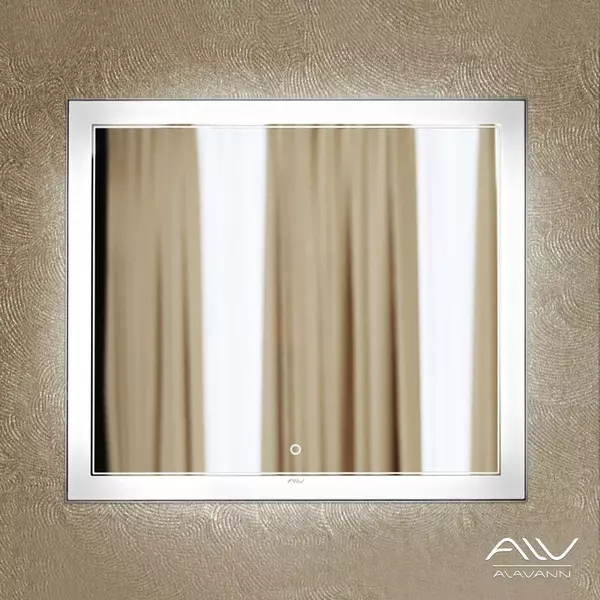 Зеркало «Alavann» Bella Luxe 90 с сенсорным выключателем с подсветкой и подогревом