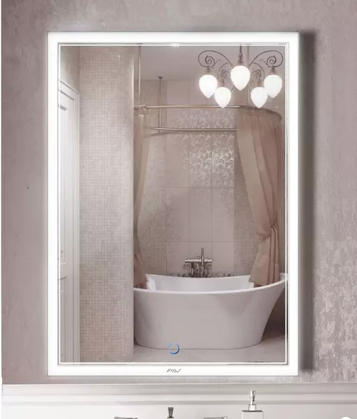 Зеркало «Alavann» Emma 60 с сенсорным выключателем с подсветкой