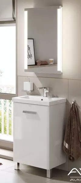 Мебель для ванной «Alavann» Dorn 50 белая - фото 1