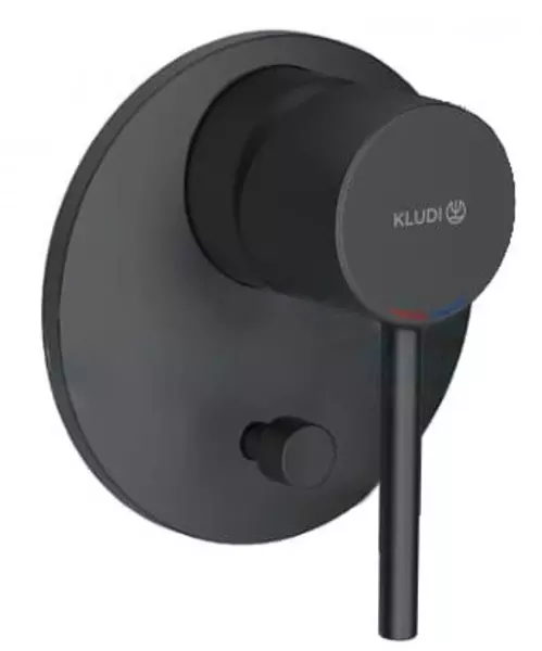

Смеситель для душа «Kludi» Bozz 387163976 чёрный матовый