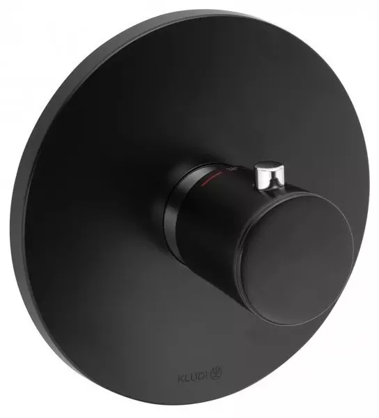 

Смеситель для душа «Kludi» Balance 527298775 с термостатом чёрный матовый/хром