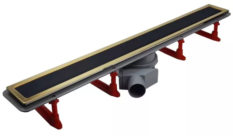 

Душевой лоток «Pestan» Confluo Premium Line 950 13100125 боковой выпуск Black Glass/Gold