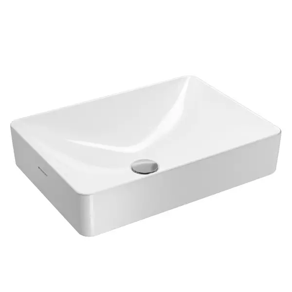 

Раковина «Geberit» Variform 55/40 500.779.01.2 фарфоровая белая