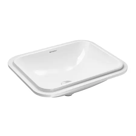 

Раковина «Geberit» Variform 53/44 500.762.01.2 фарфоровая белая