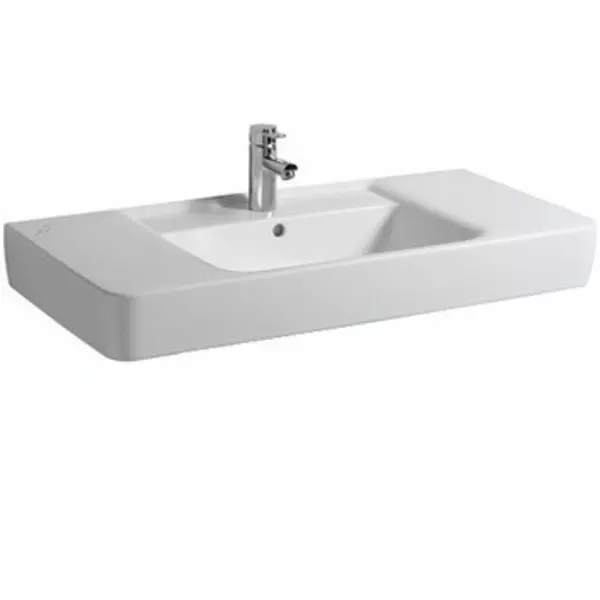 

Раковина «Geberit» Renova Plan 100/48 122100000 фарфоровая белая