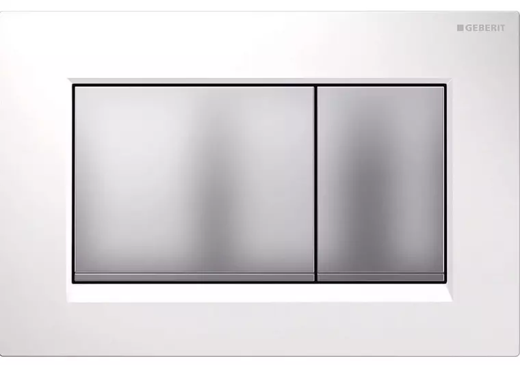 

Кнопка смыва «Geberit» Sigma 30 115.883.KL.1 белый глянцевый/матовый хром