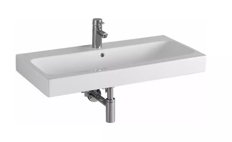 

Раковина «Geberit» Icon 90/48 124090000 фарфоровая белая