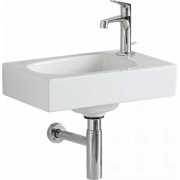

Раковина «Geberit» Citterio 45/30 500.541.01.1 фарфоровая белая правая