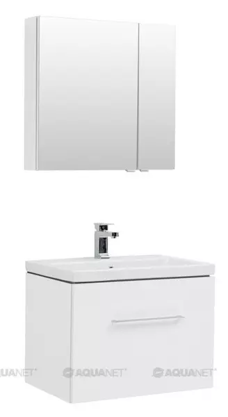 Мебель для ванной подвесная «Aquanet» Порто 70 белая