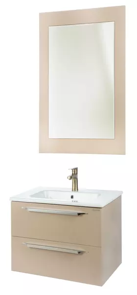 Мебель для ванной подвесная «Bellezza» Луиджи 60 с ящиками капучино - фото 1
