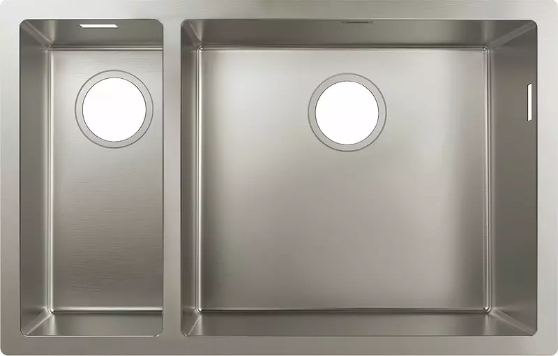 Мойка для кухни Hansgrohe S719-U655 10845 нержавеющая сталь хром матовая 183571₽