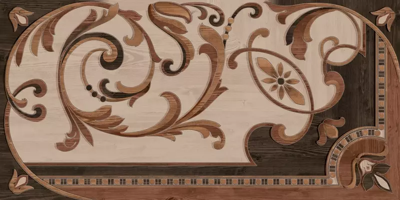 

Напольный декор «Kerama Marazzi» Гранд Вуд 160x80 DD570700R коричневый левый