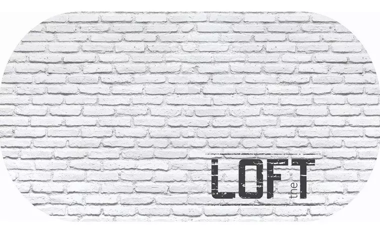 

Коврик для ванной «Fora» Loft пластик белый