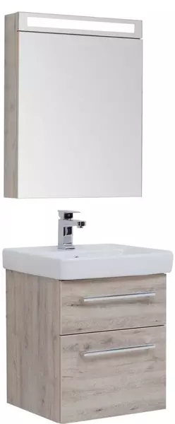 

Мебель для ванной подвесная «Dreja» Q Max 55 дуб кантри