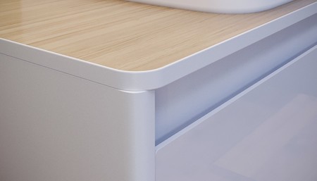 Мебельная столешница Velvex Klaufs 90 без отверстий МДФ-HPL белаяшатанэ 5030₽