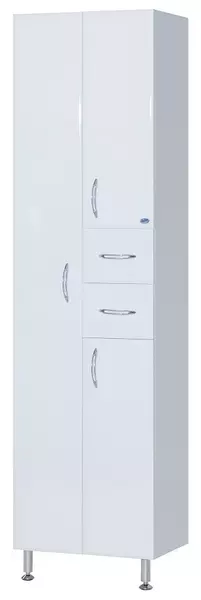 Шкаф Bellezza Эконом 60 Н с корзиной белый 26521₽