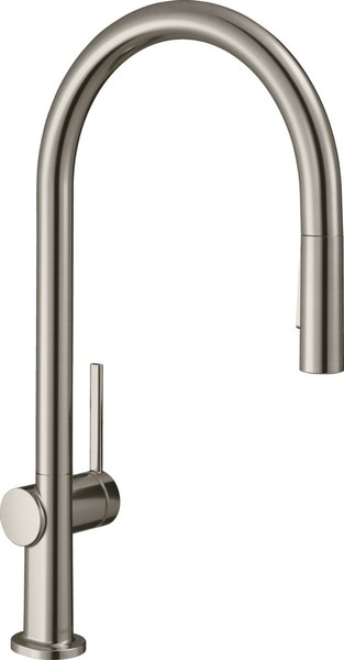 

Смеситель для кухонной мойки «Hansgrohe» Talis M54 72800800 с выдвижным изливом сталь