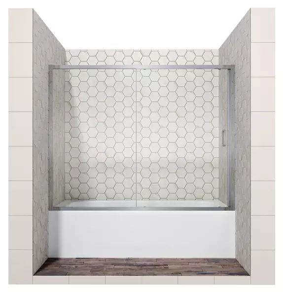 Шторка на ванну стеклянная «Ambassador» Bath Screens 16041104 150/140 прозрачная универсальная