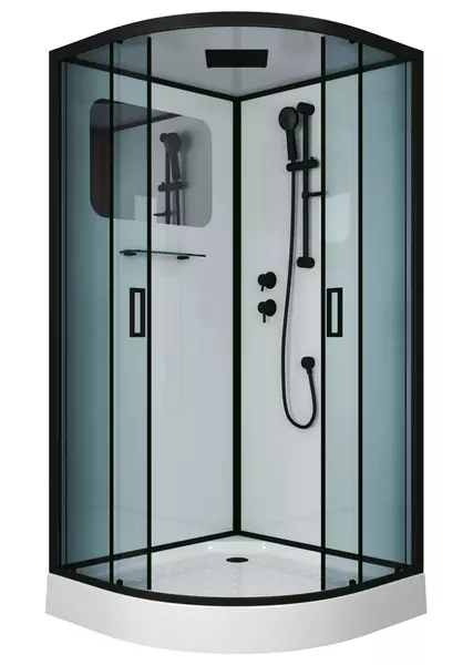 

Душевая кабина «Niagara» NG- 6901-01 BLACK 90/90 90/90 низкий поддон тонированная/белая