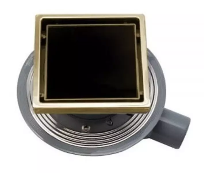 

Трап для душа «Pestan» Confluo Standard 1 13000152 боковой выпуск Black Glass/Gold