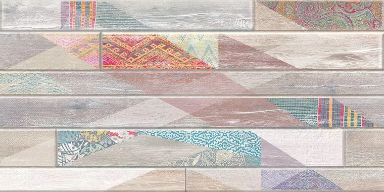 

Настенная плитка «Azori» Shabby Inti Matt. 63x31,5 507371101 мультиколор