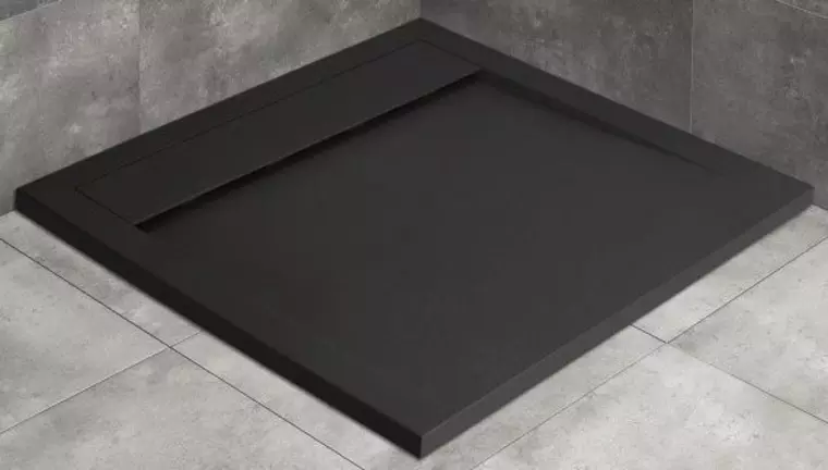 

Душевой поддон «Radaway» Teos C black 100/100 низкий из литьевого мрамора квадратный без сифона