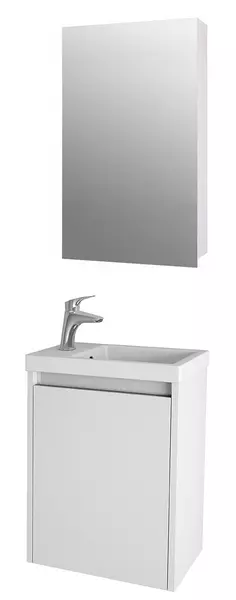 Мебель для ванной подвесная «Spectrum» Маттей 45 белая - фото 1