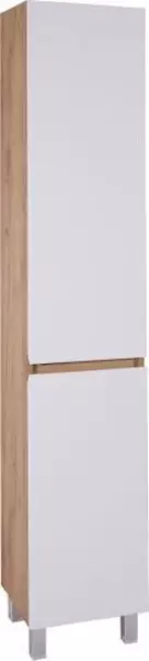 Пенал «ASB-Woodline» Марко 35 белый/дуб золотой правый