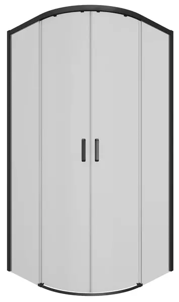 Душевой угол-ограждение Ambassador Queen Black 11011201 9090 прозрачный без поддона 36800₽