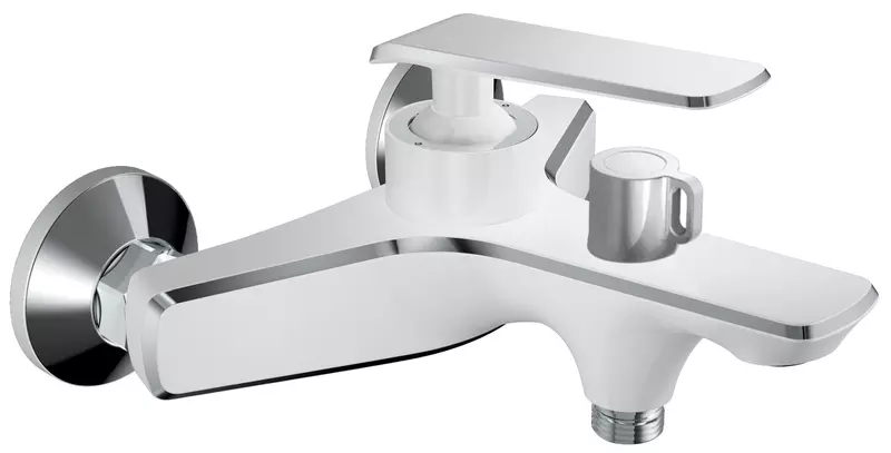 

Смеситель для ванны «Haiba» HB60548-8 белый/хром