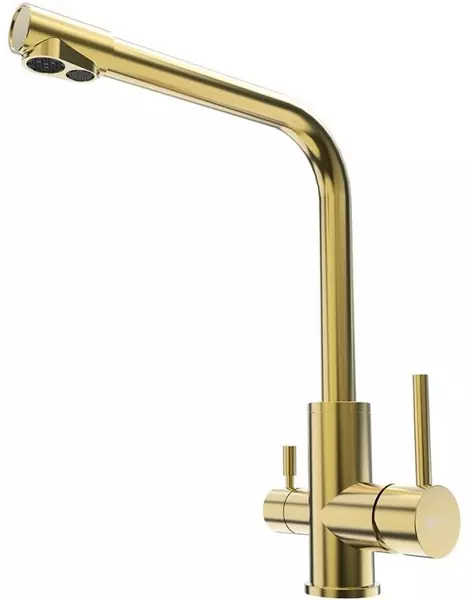 

Смеситель для кухни с подключением к фильтру «Lemark» Expert LM5061G золото