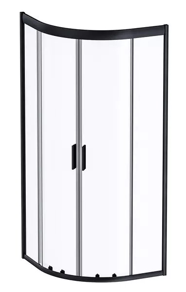 

Душевой угол-ограждение «Am.Pm» Gem W90G-401-080BT 80/80 прозрачный/матовый чёрный без поддона