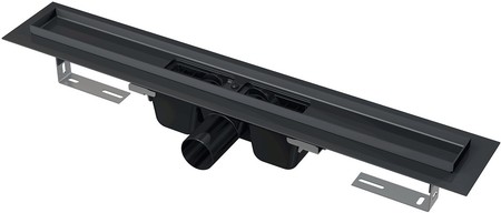 

Душевой лоток «AlcaPlast» APZ1 650 боковой выпуск чёрный без решетки